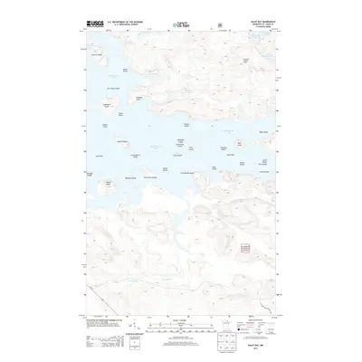 2013 Map of Daley Bay, 2013 Print