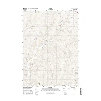 2016 Map of Daleyville, 2016 Print