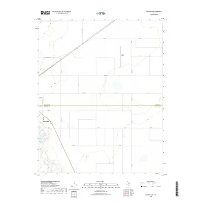 2019 Map of Dalhart East, 2019 Print