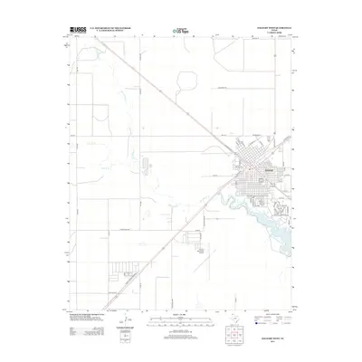 2012 Map of Dalhart West, 2012 Print