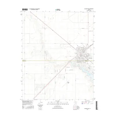 2016 Map of Dalhart West, 2016 Print