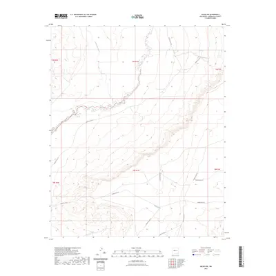 2023 Map of Dalies NW, 2023 Print