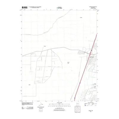 2010 Map of Dalies, 2010 Print