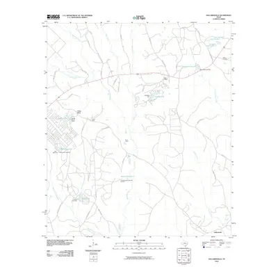 2010 Map of Dallardsville, 2010 Print