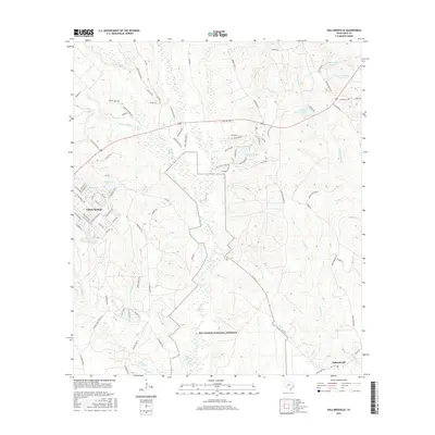 2016 Map of Dallardsville, 2016 Print