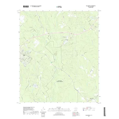 2019 Map of Dallardsville, 2019 Print