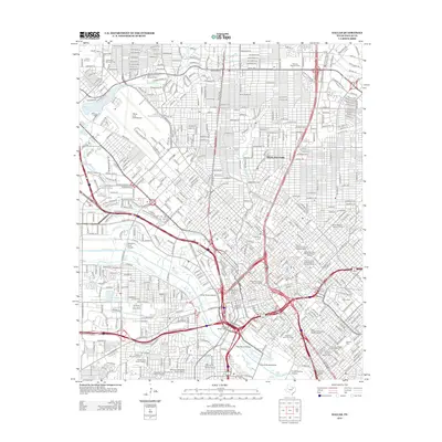 2012 Map of Dallas, 2012 Print