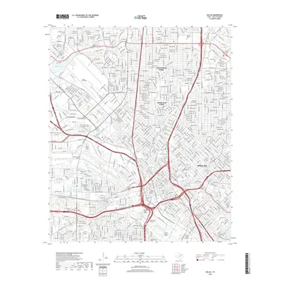 2019 Map of Dallas, 2019 Print