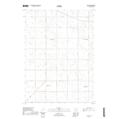 2017 Map of Dallas NW, 2017 Print