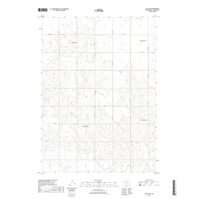 2017 Map of Dallas SW, 2017 Print