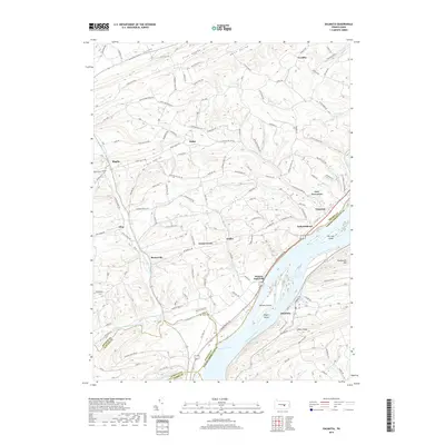 2019 Map of Dalmatia, 2019 Print