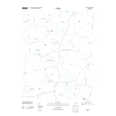 2013 Map of Dalton, 2013 Print
