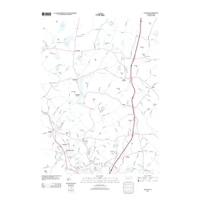 2013 Map of Dalton, 2013 Print