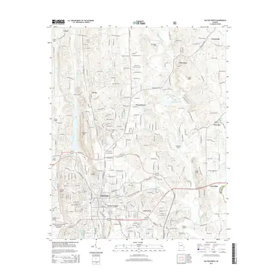 2014 Map of Dalton North, 2014 Print