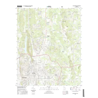 2017 Map of Dalton North, 2017 Print