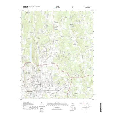 2020 Map of Dalton North, 2020 Print
