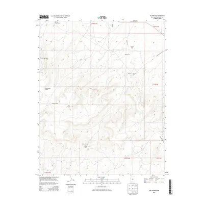 2013 Map of Dalton Pass, 2013 Print