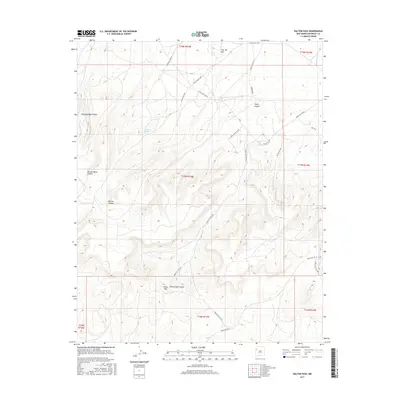 2017 Map of Dalton Pass, 2017 Print
