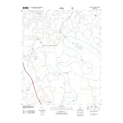 2011 Map of Dalton South, 2011 Print