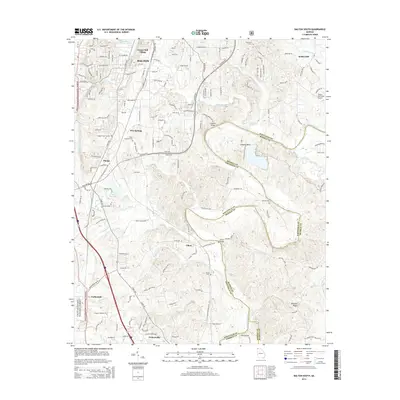 2014 Map of Dalton South, 2014 Print