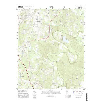 2017 Map of Dalton South, 2017 Print