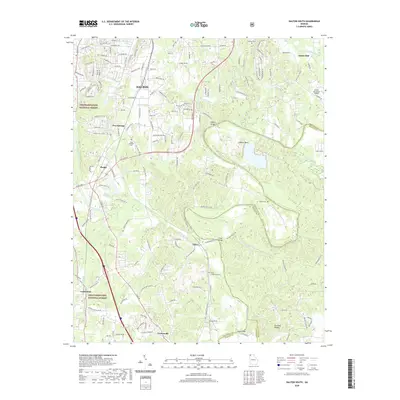 2020 Map of Dalton South, 2020 Print
