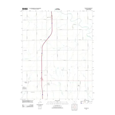 2012 Map of Dalton, 2012 Print