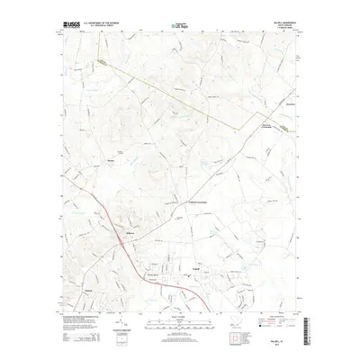 2014 Map of Dalzell, 2014 Print