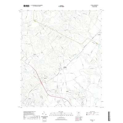 2020 Map of Dalzell, 2020 Print