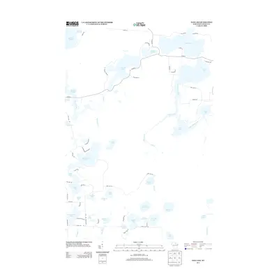 2013 Map of Dam Lake, 2013 Print
