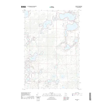 2018 Map of Dam Lake, 2018 Print