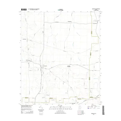 2014 Map of Damascus, 2014 Print