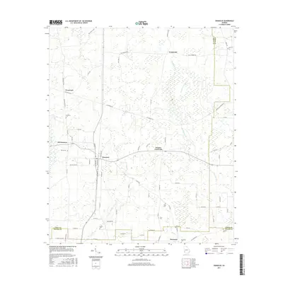 2017 Map of Damascus, 2017 Print