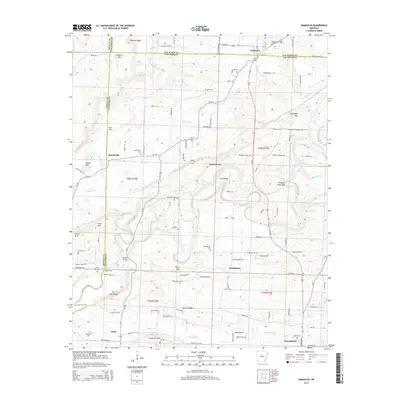 2014 Map of Damascus, 2014 Print