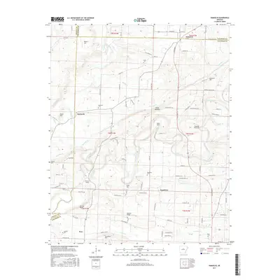 2017 Map of Damascus, 2017 Print
