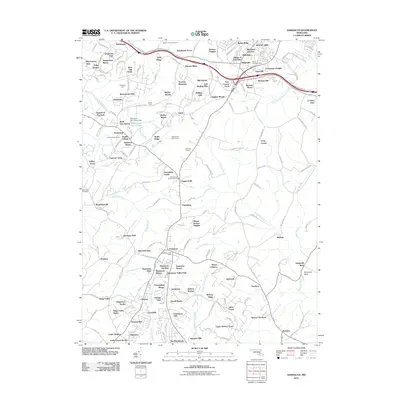 2011 Map of Damascus, 2011 Print