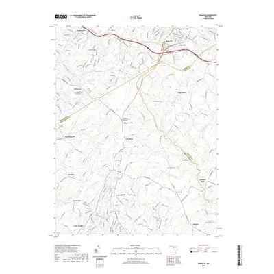 2019 Map of Damascus, 2019 Print
