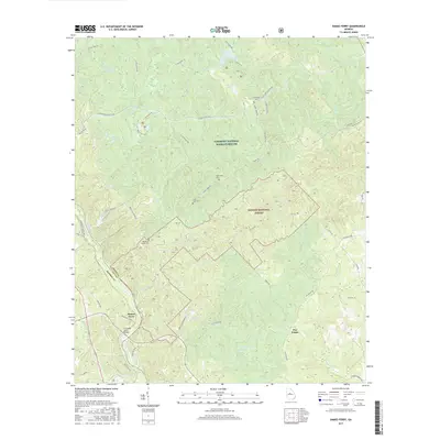 2017 Map of Dames Ferry, 2017 Print
