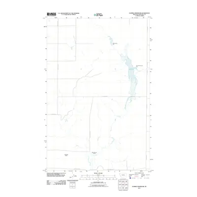 2011 Map of Dammel Reservoir, 2011 Print