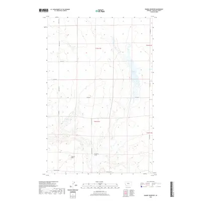 2020 Map of Dammel Reservoir, 2020 Print