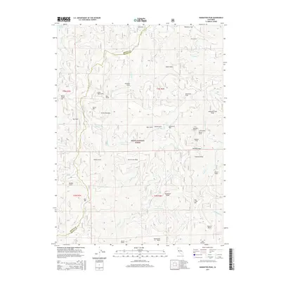 2015 Map of Damnation Peak, 2015 Print