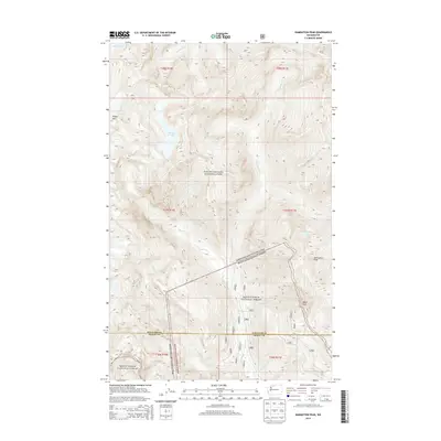 2014 Map of Damnation Peak, 2014 Print