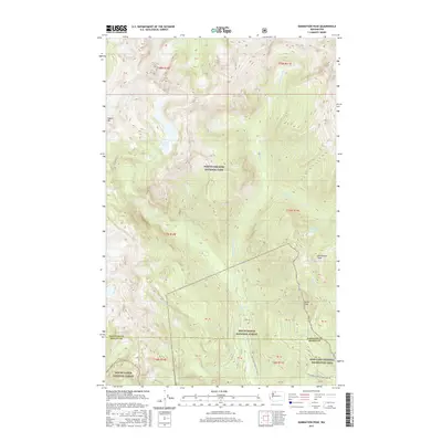 2017 Map of Damnation Peak, 2017 Print