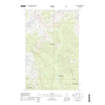 2020 Map of Damnation Peak, 2020 Print