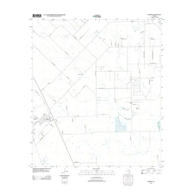2013 Map of Damon, 2013 Print