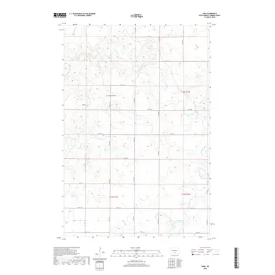 2018 Map of Dana, 2018 Print