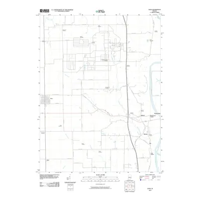 2010 Map of Dana, 2010 Print