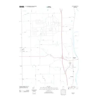 2013 Map of Dana, 2013 Print