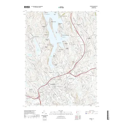 2021 Map of Danbury, 2021 Print