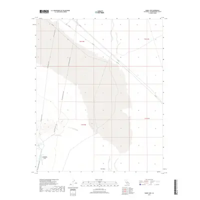 2018 Map of Danby Lake, 2018 Print